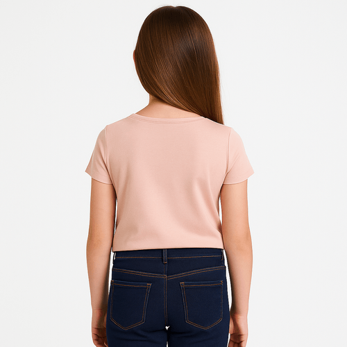 Blusa rosa con textura