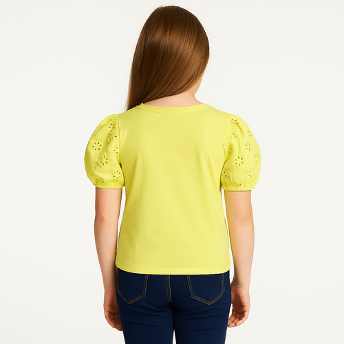 Blusa con textura para niña