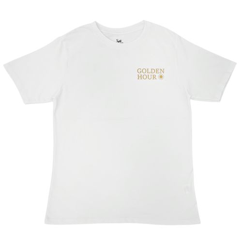 Camiseta oversize blanca para mujer