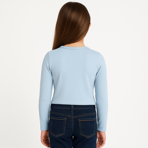 Camisa sólido para niña