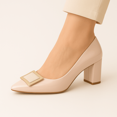 Tacones nude para mujer