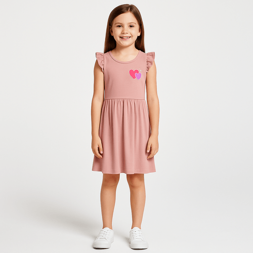 Vestido estampado para niña