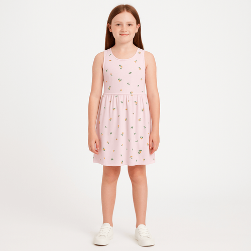 Vestido estampado para niña