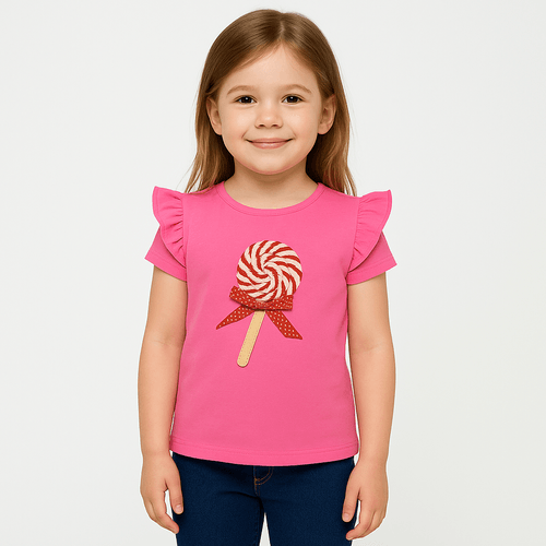 Blusa estampada para niña
