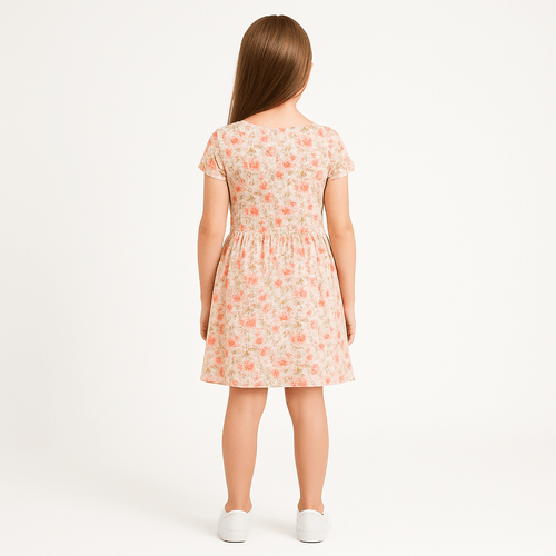 Vestido estampado para niña