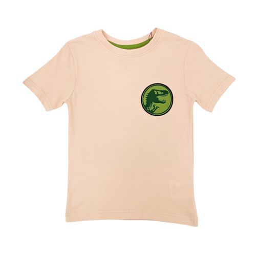 Camiseta rosa estampada para niño