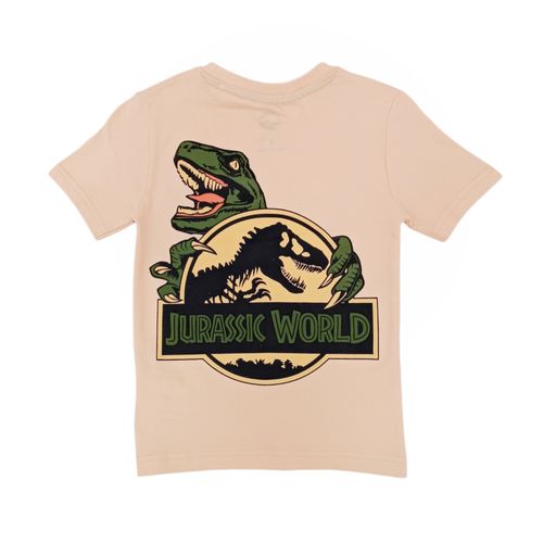 Camiseta rosa estampada para niño