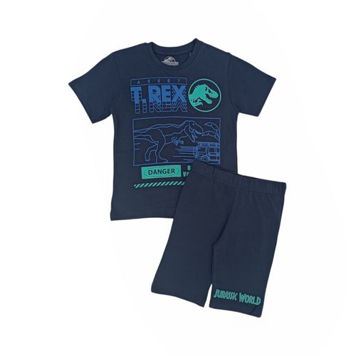 Pijamas jurassic navy para niño