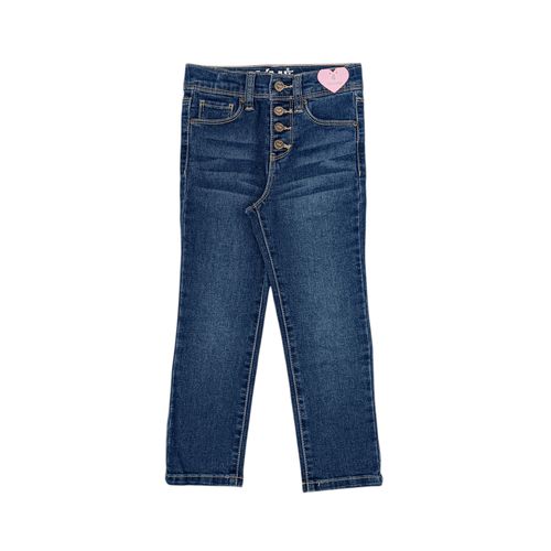 Skinny jeans azul lavado para niña