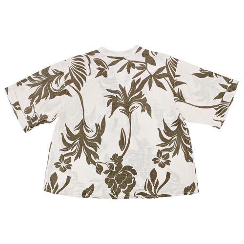 Blusa estampada 3/4 para mujer