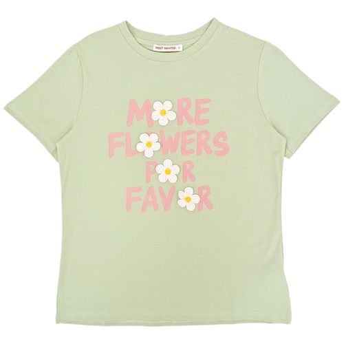 Camiseta verde para mujer