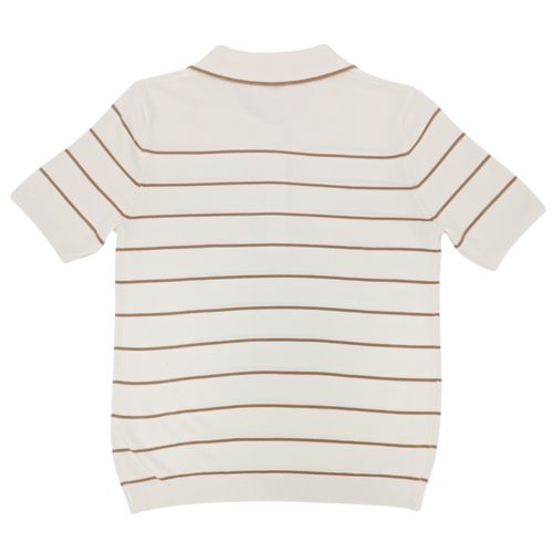 Blusa tipo polo rayada para mujer