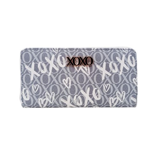 Billetera zip around multicolor para mujer