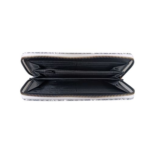 Billetera zip around multicolor para mujer