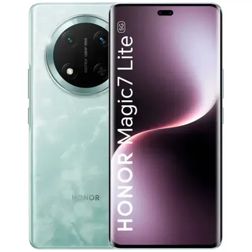 Celular Honor Magic 7 Lite 5G BRUCEP-N23IBK 8 GB RAM Pantalla 6.78" Qualcomm Snapdragon 6 Gen 1 Conectividad 5G Cámara Posterior 108 MP