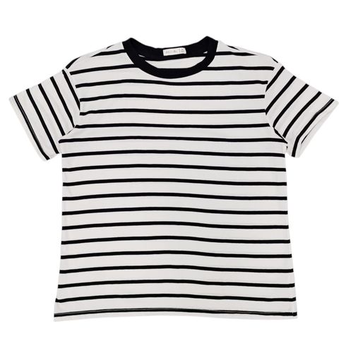 Camiseta oversize rayada para mujer