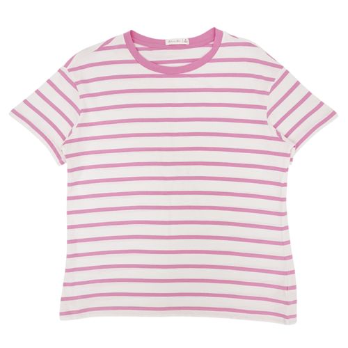 Camiseta oversize rayada para mujer