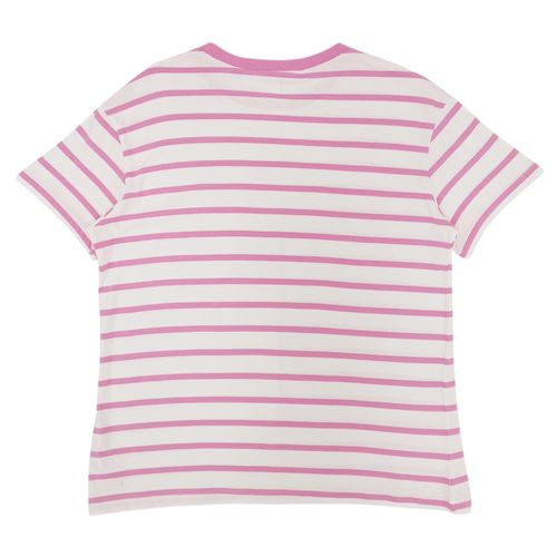 Camiseta oversize rayada para mujer