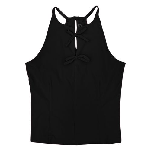 Blusa halter sólida para mujer