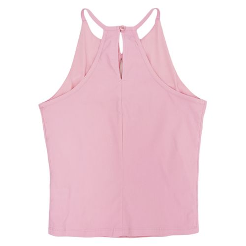 Blusa halter sólida para mujer