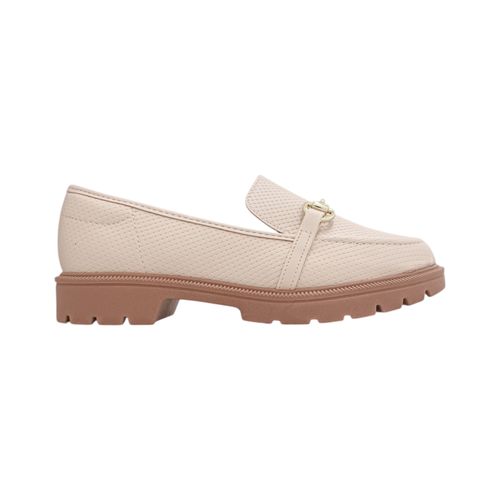 Mocasines loafer ivory para mujer