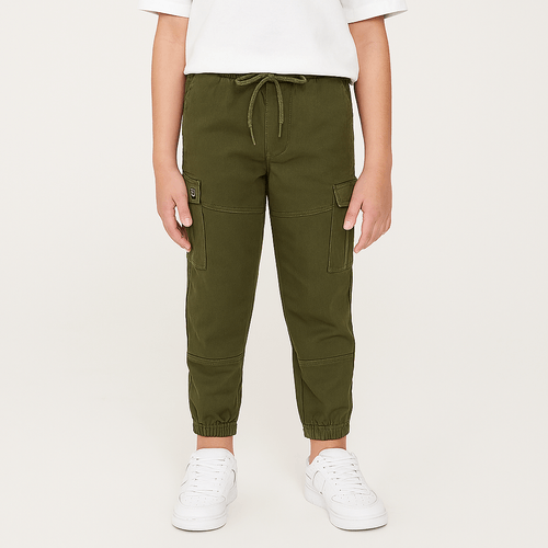 Jogger cargo verde para niño