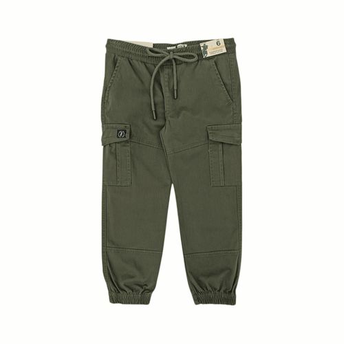 Jogger cargo verde para niño