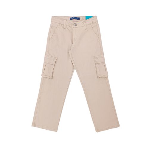 Cargo jeans caqui para niño