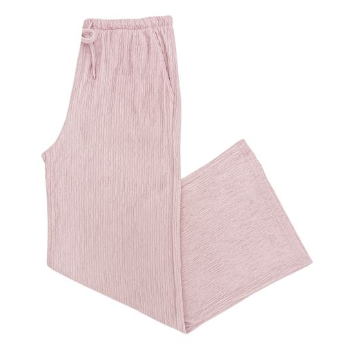 Pantalón wide leg rosa para mujer