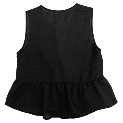 Blusa negra para mujer