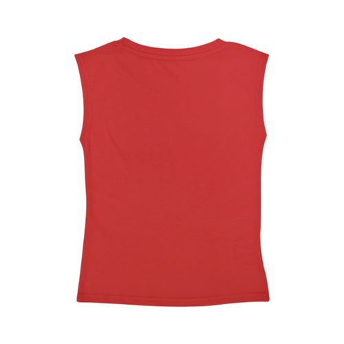 Tank top rosa estampado para niña