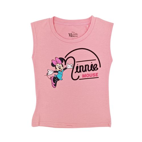 Tank top rojo estampado para niña
