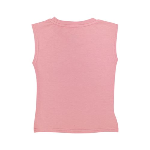 Tank top rojo estampado para niña