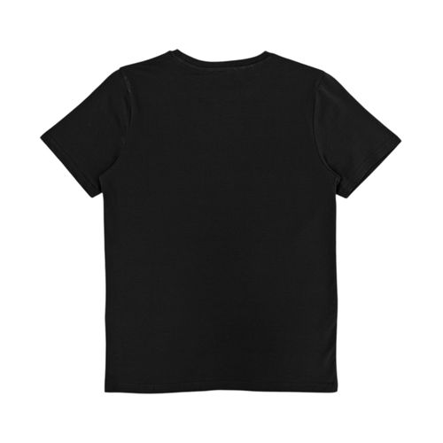 Camiseta negra sólida para niño