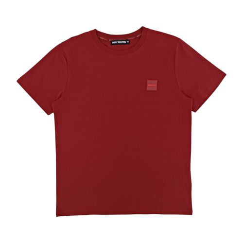Camiseta roja sólida para niño