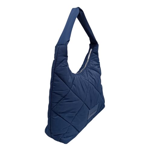 Cartera tote navy con textura para mujer