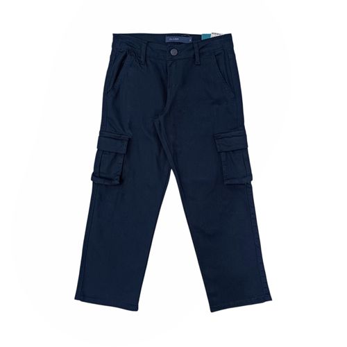 Cargo jeans navy para niño
