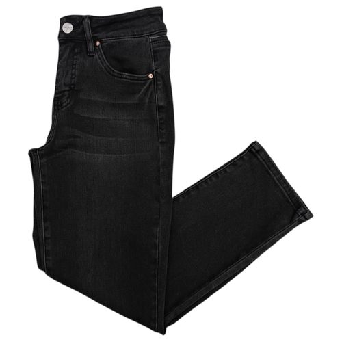 Slim straight jeans lavado para mujer