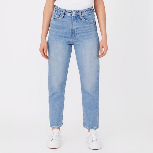 Slim straight jeans lavado para mujer