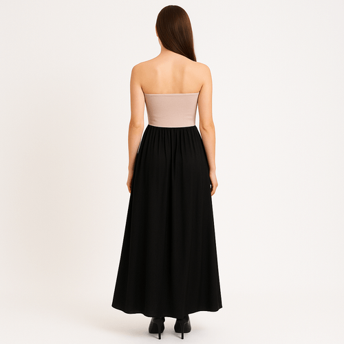 Vestido maxi sólido para mujer