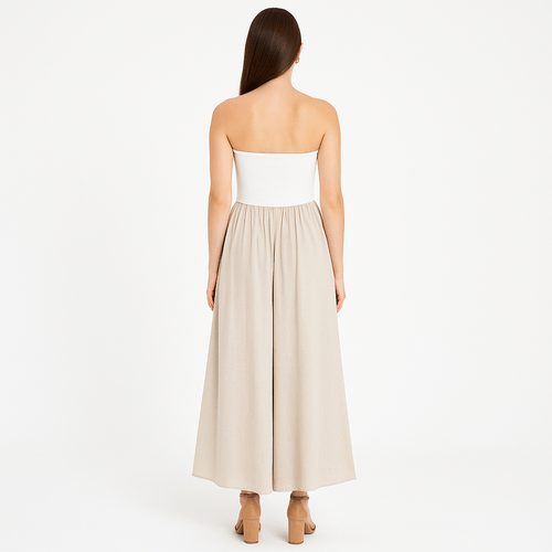 Vestido maxi sólido para mujer