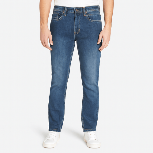 Skinny jeans azul lavado para hombre