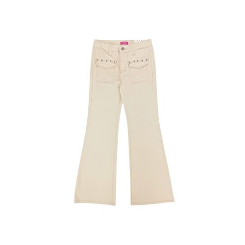 Flare jeans sólido para niña