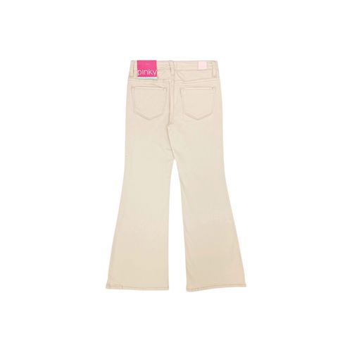 Flare jeans sólido para niña