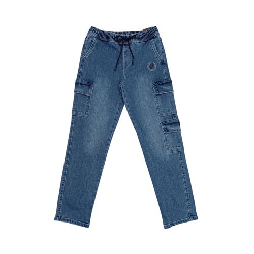 Jogger jeans azul para niño