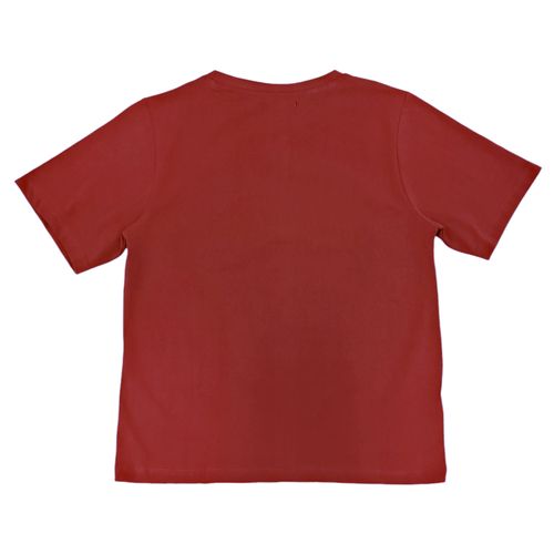 Camiseta deportiva roja para mujer