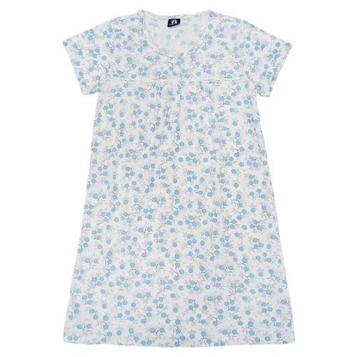 Camisón celeste estampado para mujer