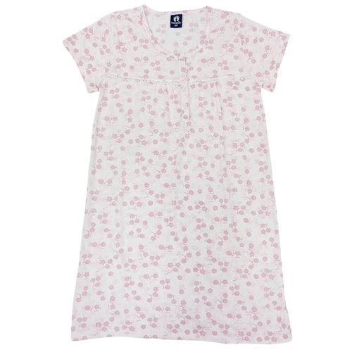 Camisón rosa estampado para mujer