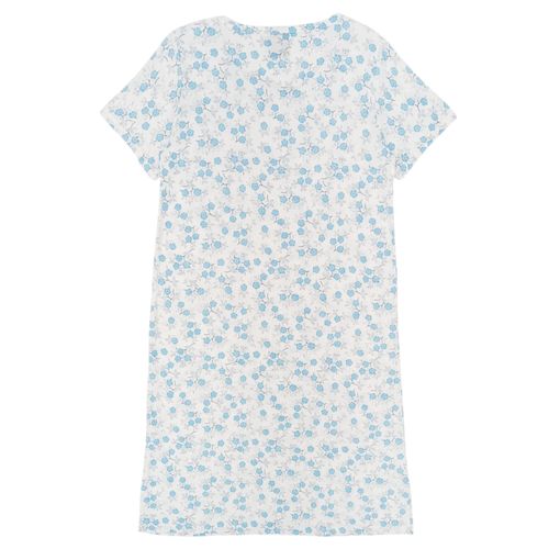Camisón azul estampado para mujer