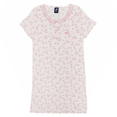 Camisón rosa estampado para mujer